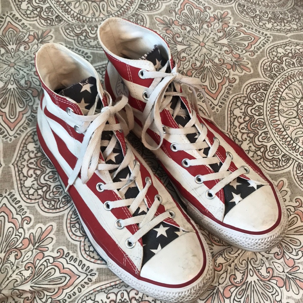 American flag Converse